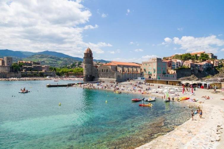 Vue Imprenable - Piscine - Parking Prive - Terrasse - Collioure Leilighet Eksteriør bilde